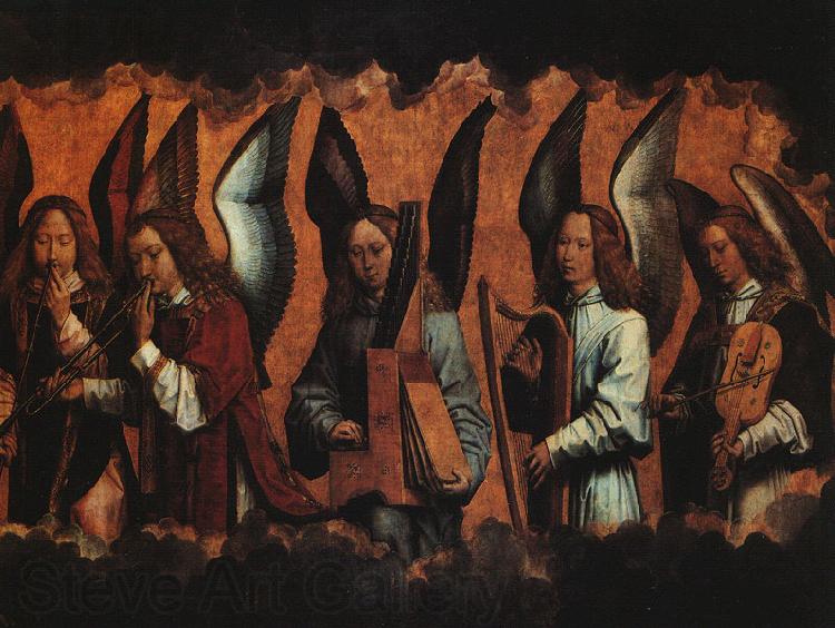 Hans Memling Musician Angels  dd Spain oil painting art